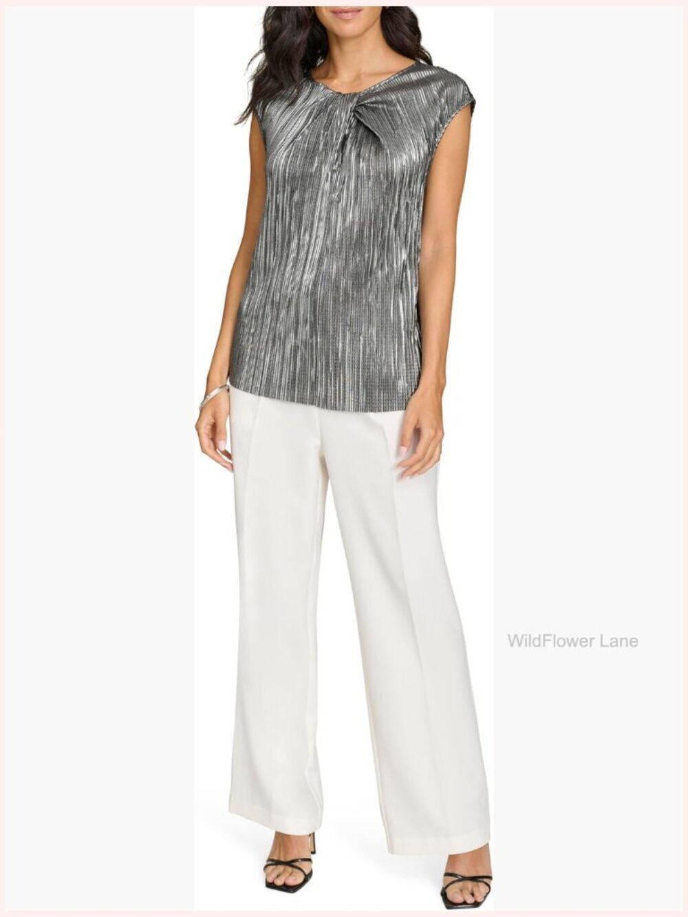 Short Sleeve Blouse High Neck Solid Women's Top